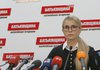 Tymoshenko proposes creating special commission to study global risks