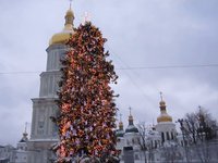 Главная новогодняя елка на Софийской площади будет искусственной - КГГА