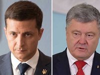 Зеленский лидирует в президентском рейтинге с 23,5% поддержки, у Порошенко 13,4%