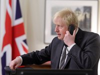 Johnson, in phone talk with Zelensky, expresses solidarity with defenders of Mariupol, informs about supply of weapons to Ukraine