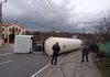 Автоцистерна з газом перекинулася в результаті ДТП в Житомирі