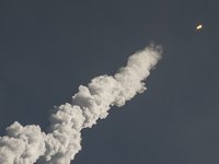 SpaceX вивела на орбіту п'яту за місяць групу інтернет-супутників Starlink