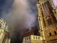 Вследствие пожара в киевском Костеле пострадал орган