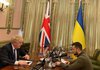 Johnson in Kyiv, his meeting with Zelensky begins